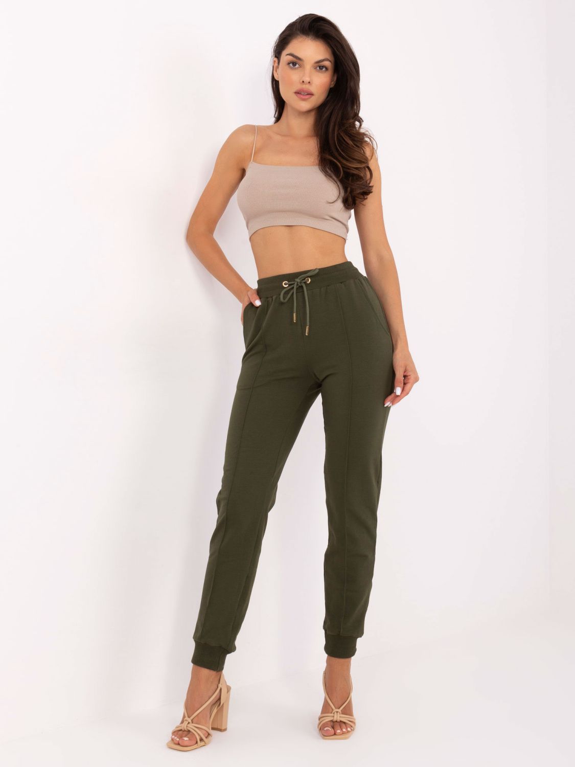 Stylish Khaki Sweatpants