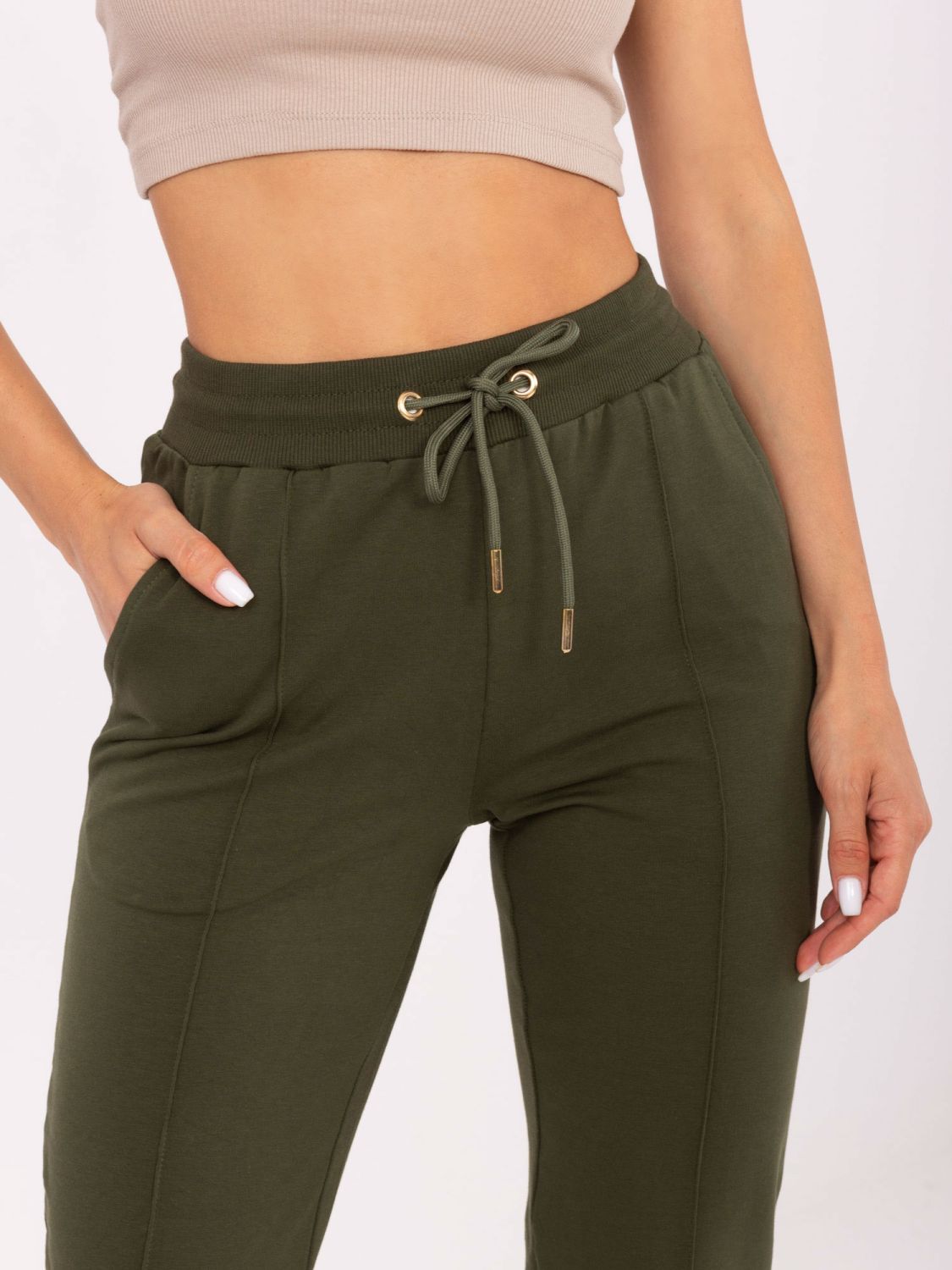 Stylish Khaki Sweatpants