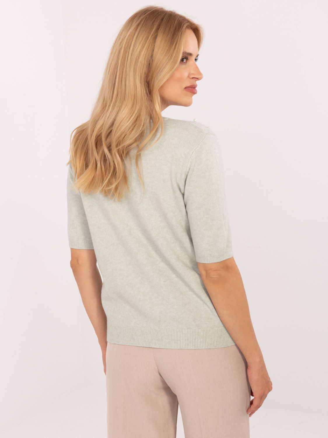 Elegant Pistachio Sweater