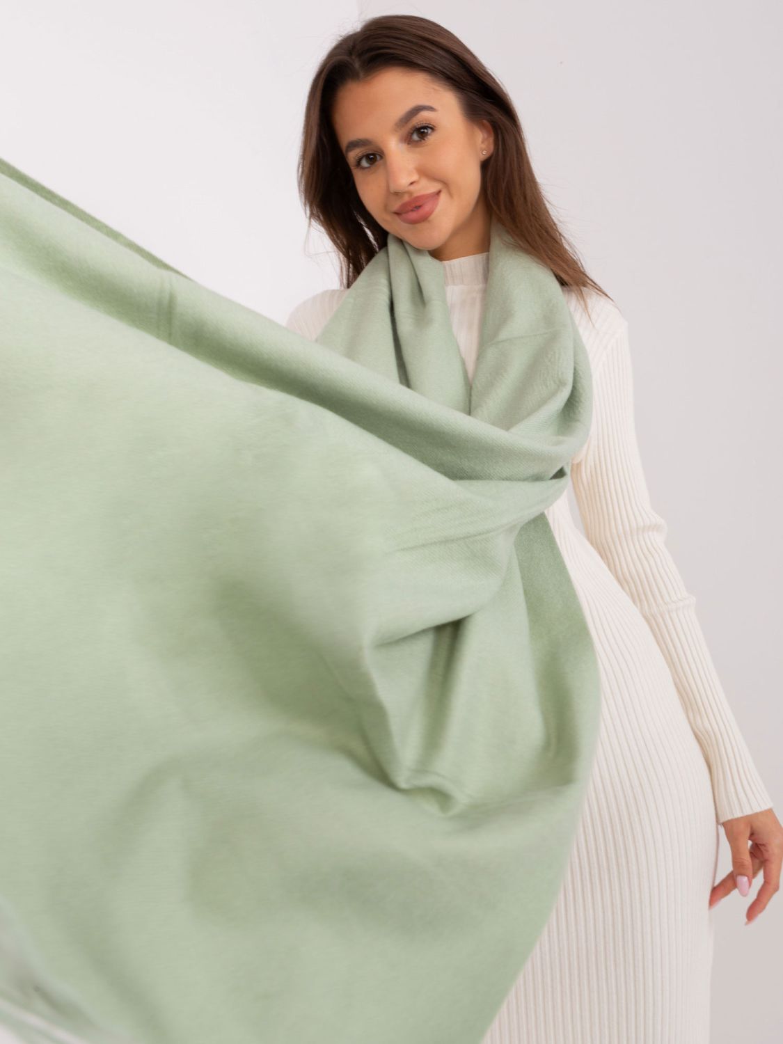 Pistachio Solid Color Women's Scarf