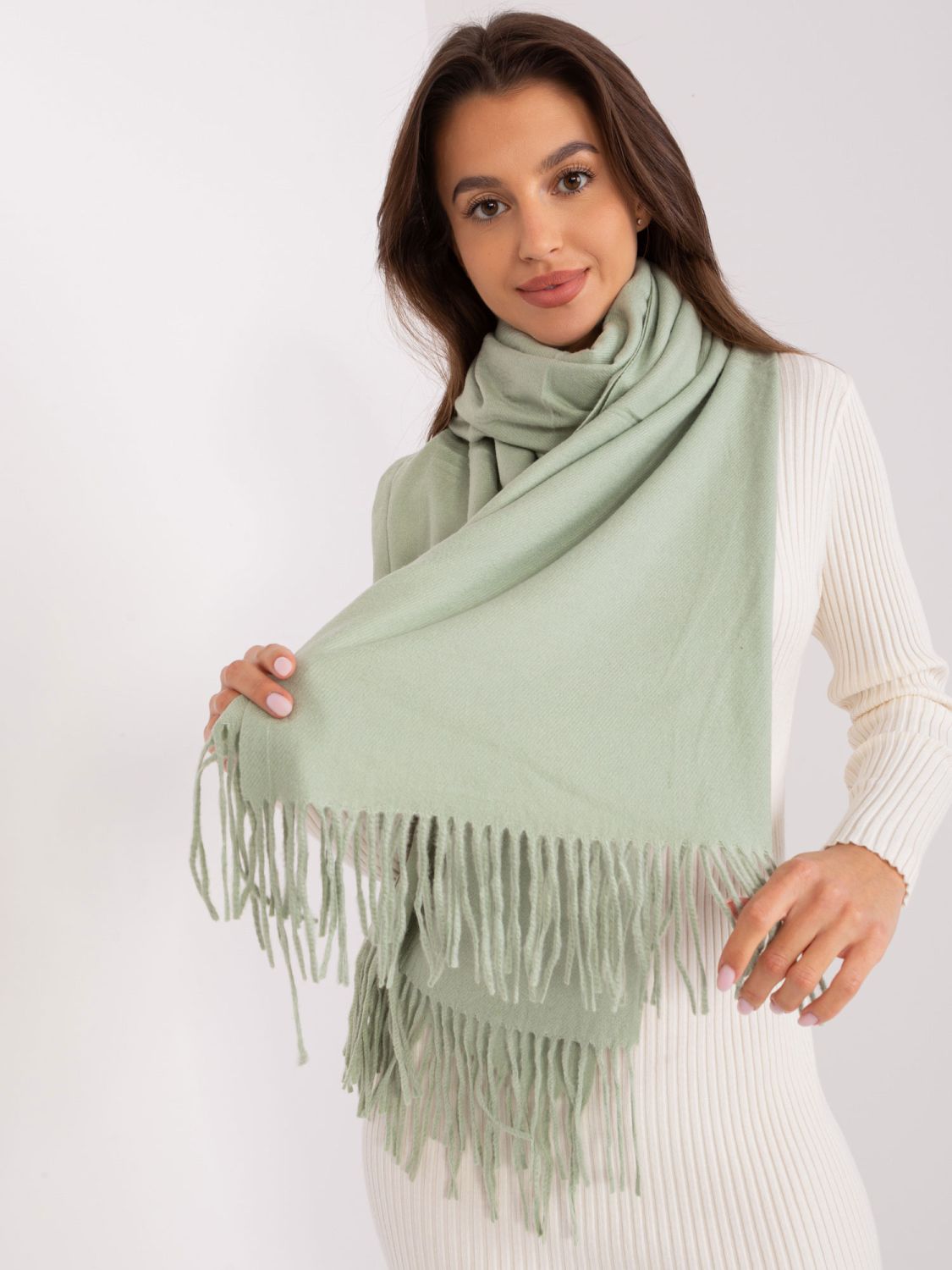 Pistachio Solid Color Women's Scarf