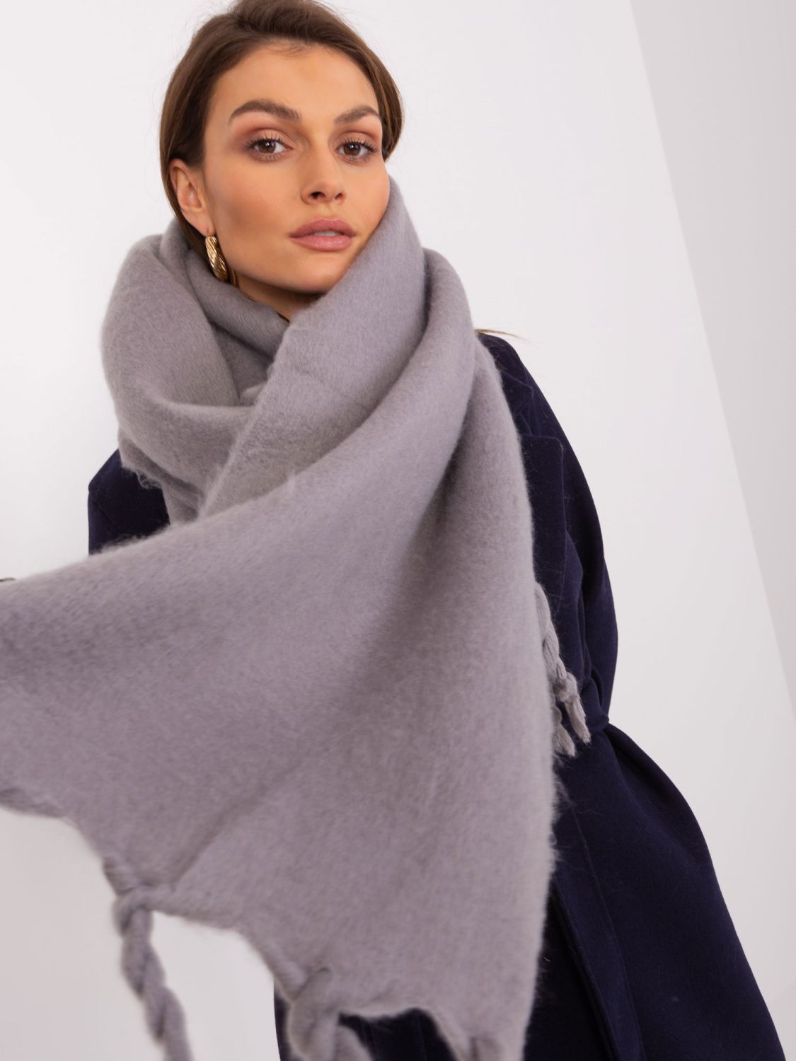 Elegant Gray Scarf