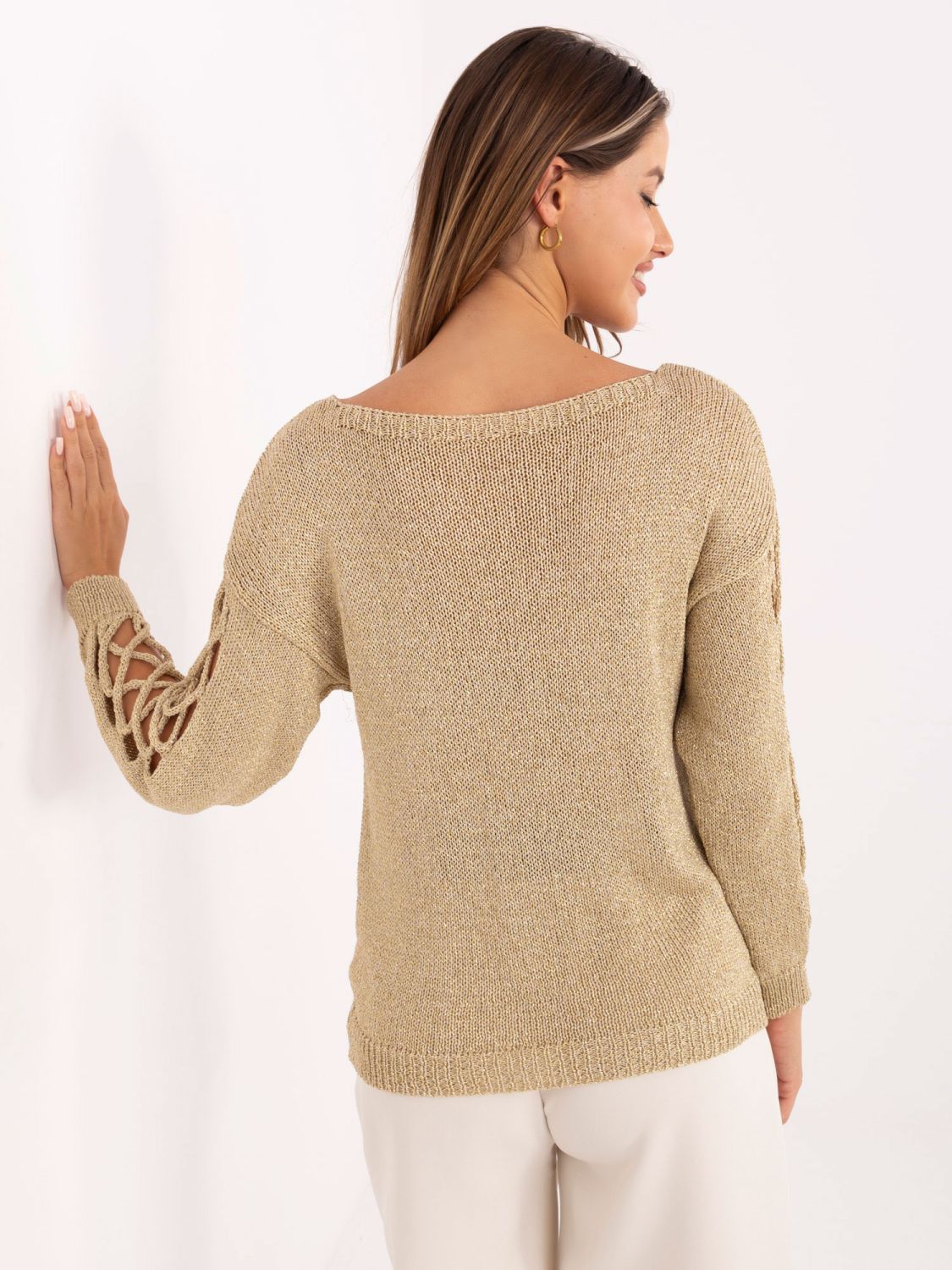 Elegant Gold Sweater