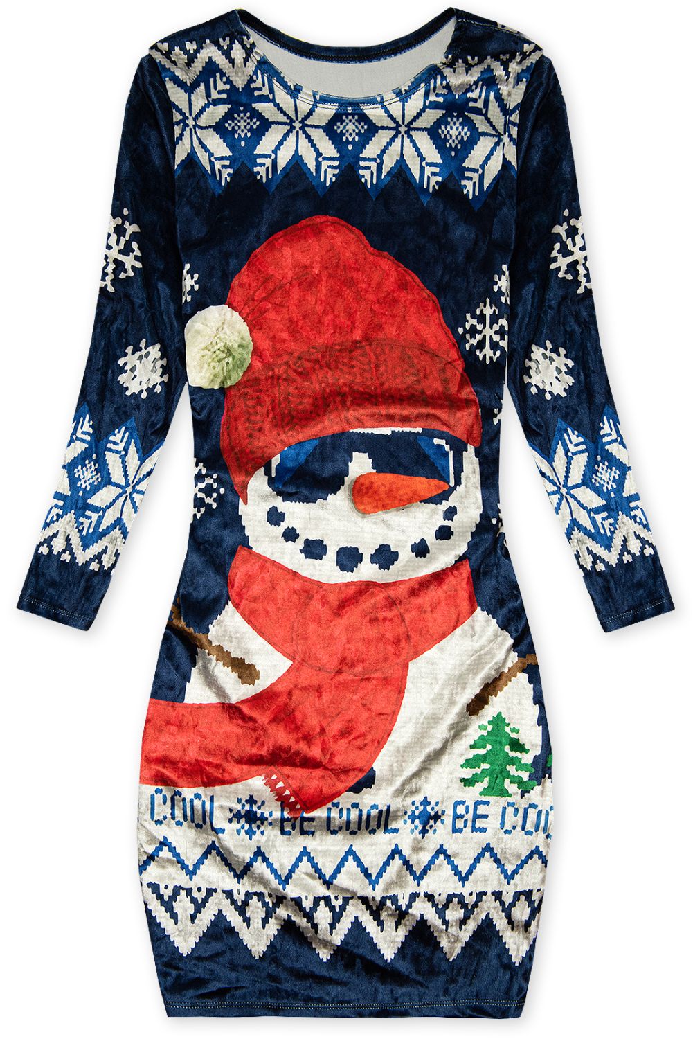 Blue Christmas Dress