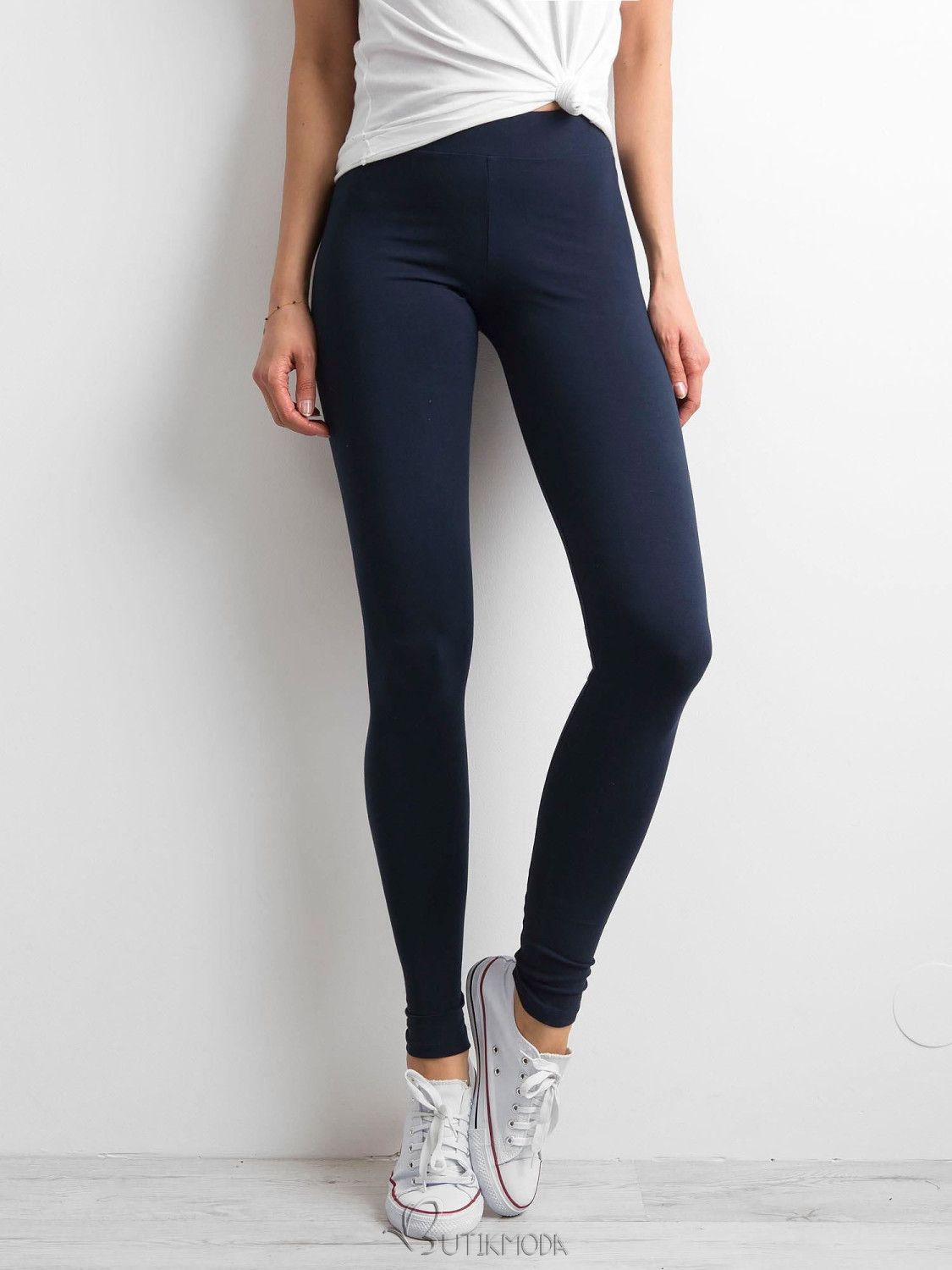 Navy Basic Leggings