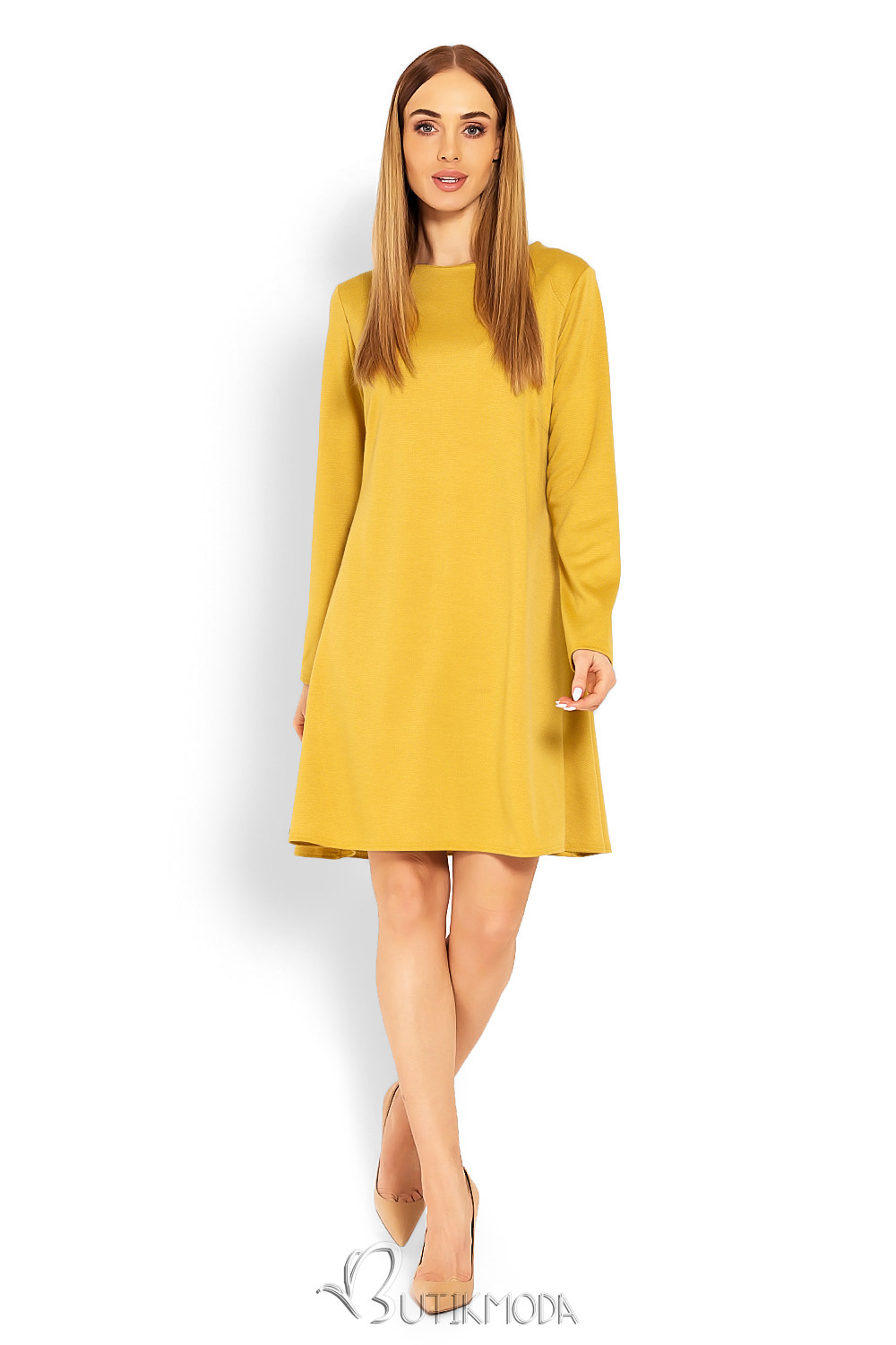 Loose Yellow Dress