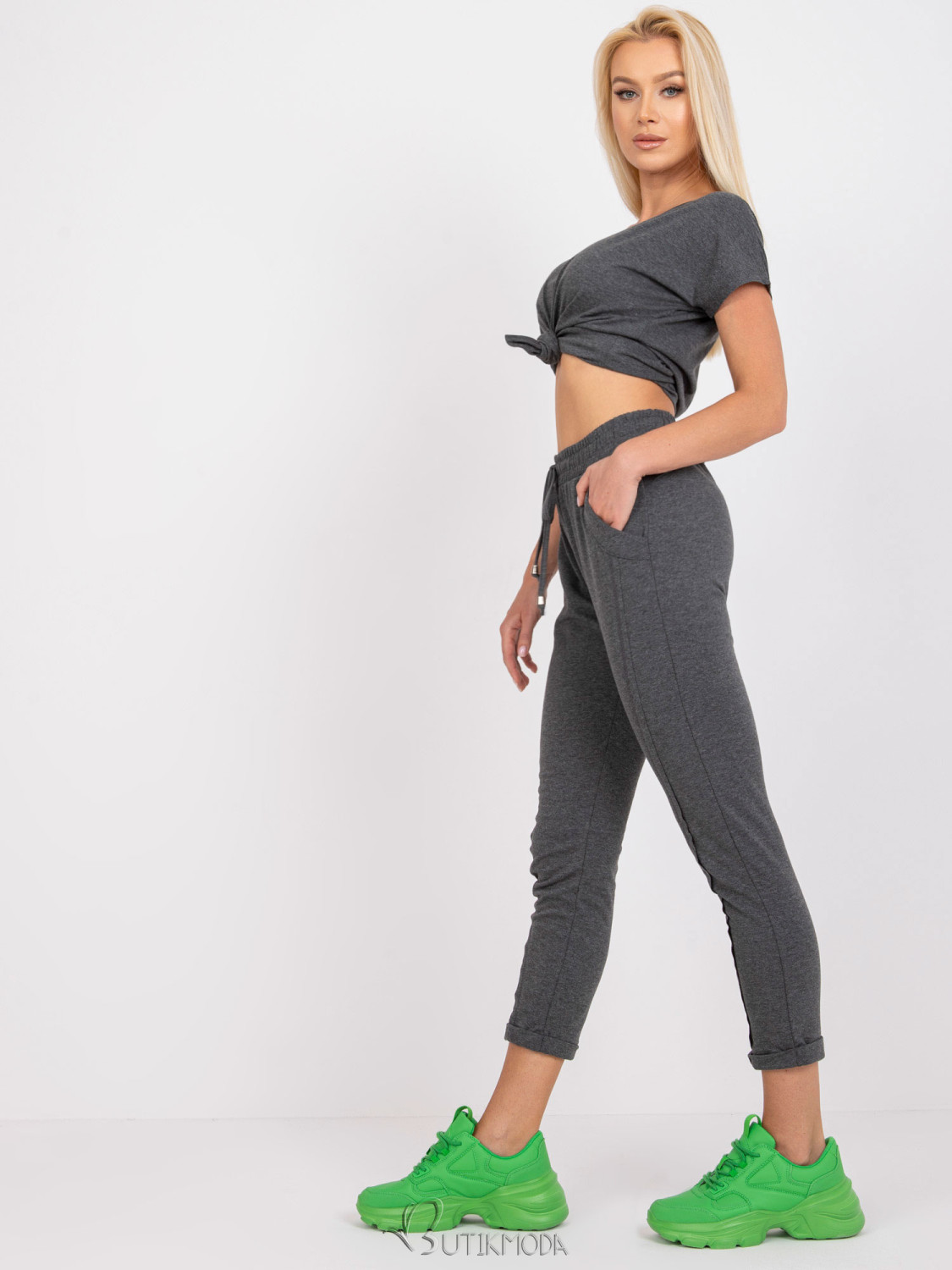 Stylish Dark Gray Sweatpants