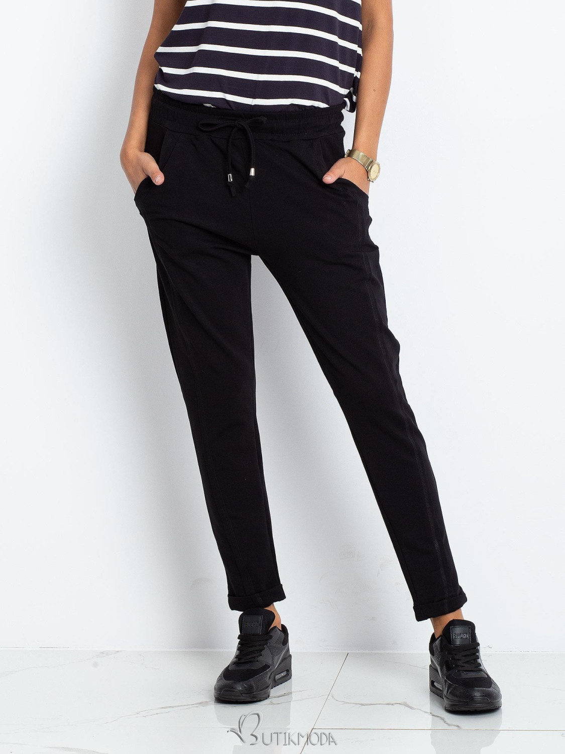 Stylish Black Sweatpants