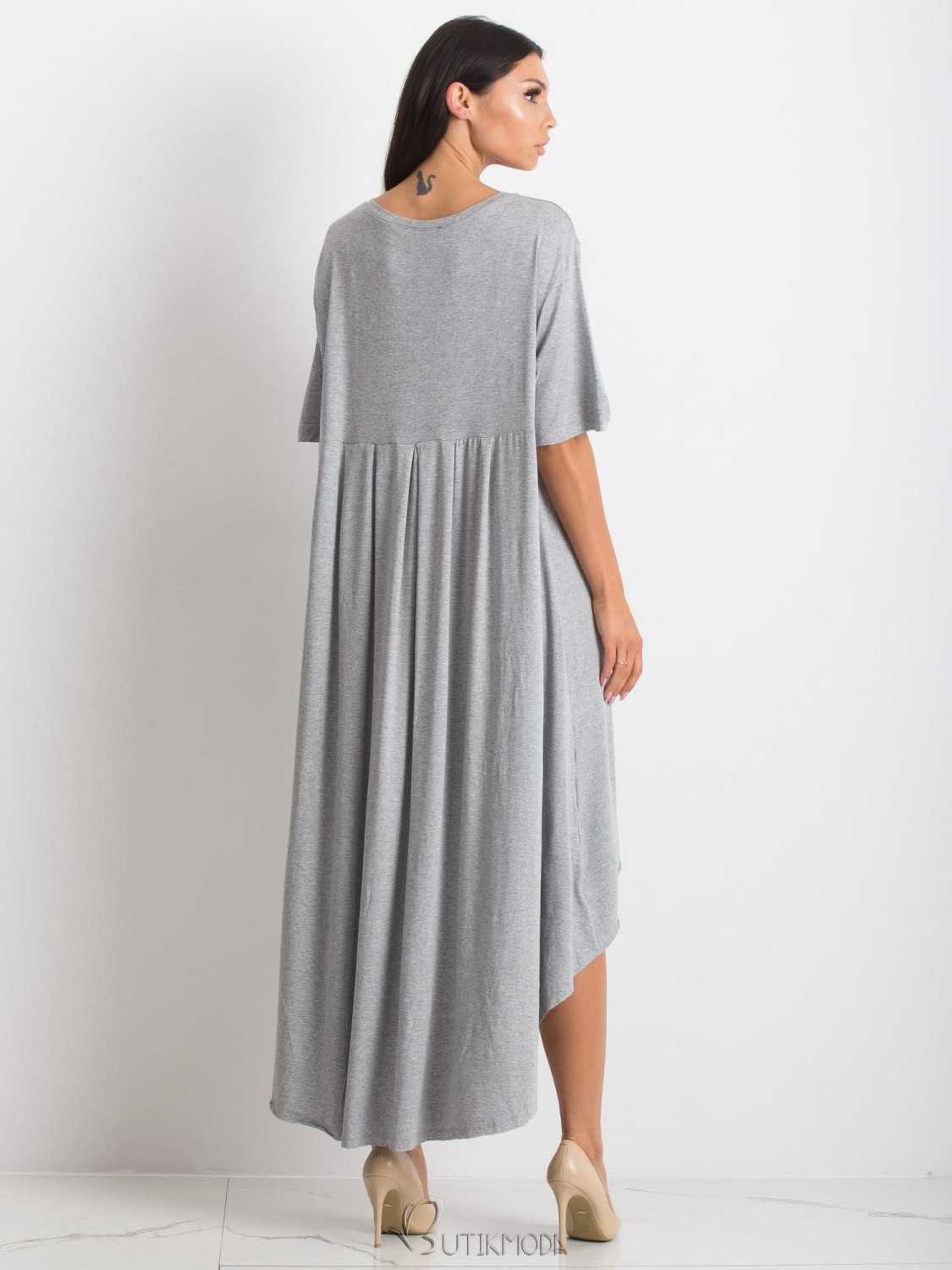 Gray Oversize Dress