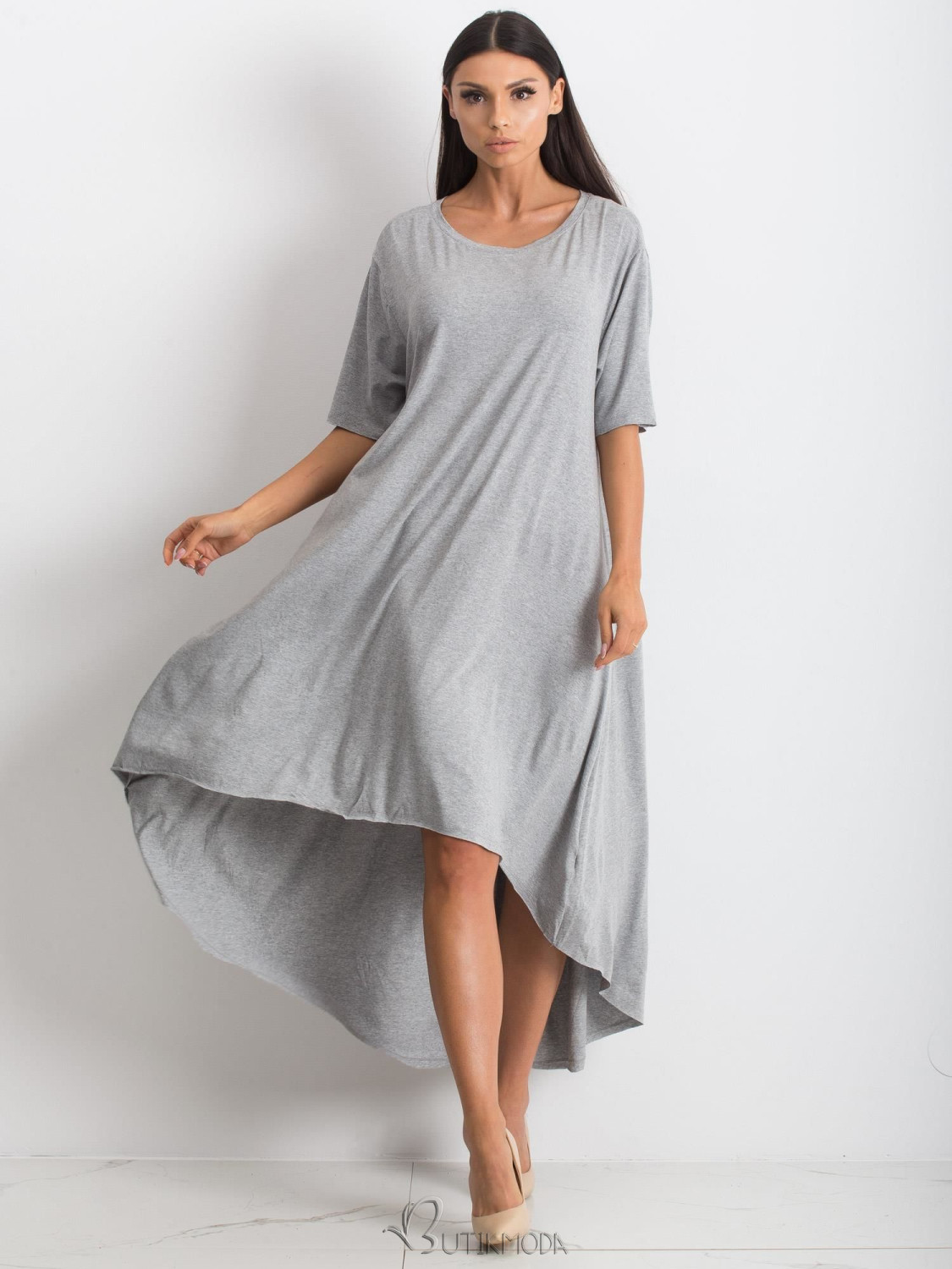 Gray Oversize Dress