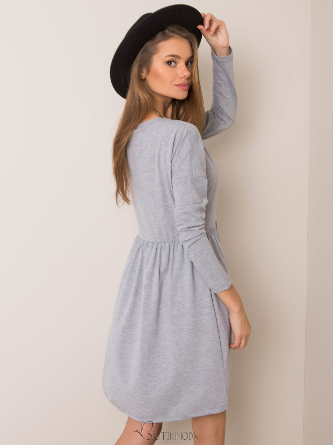 Gray Melange Dress RUE PARIS