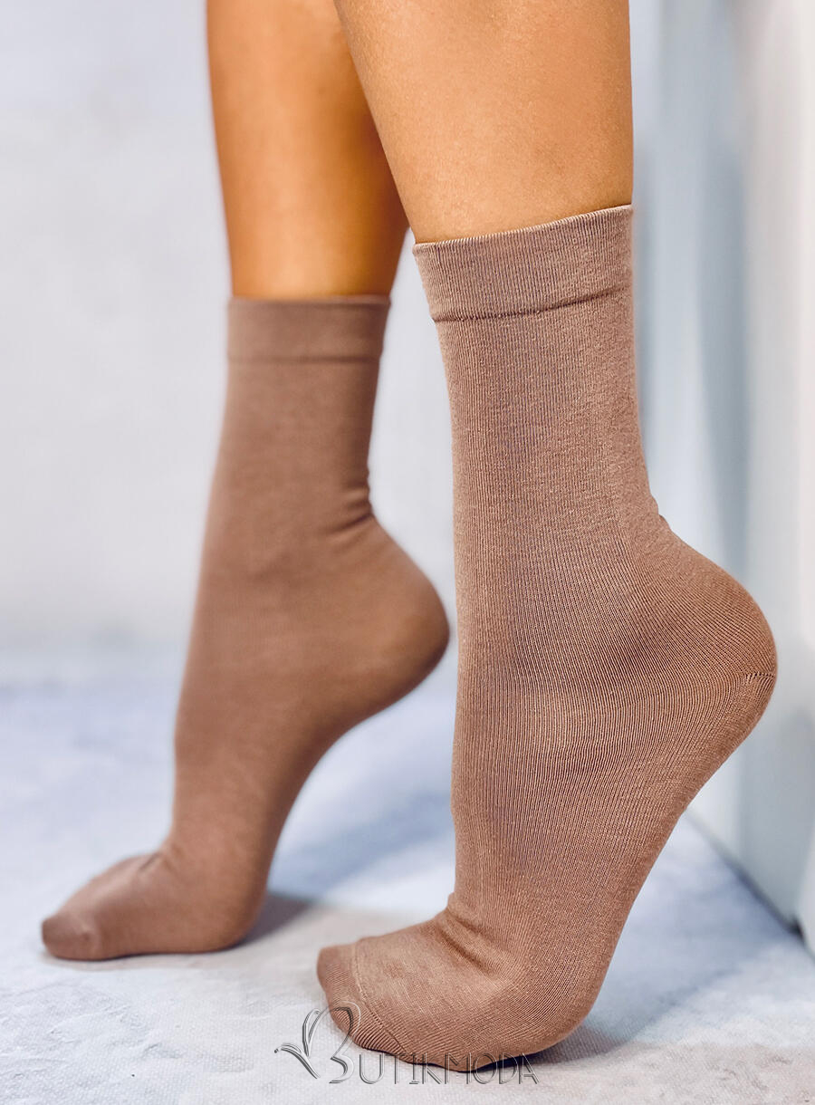 Smooth high women's socks - 5 pairs
