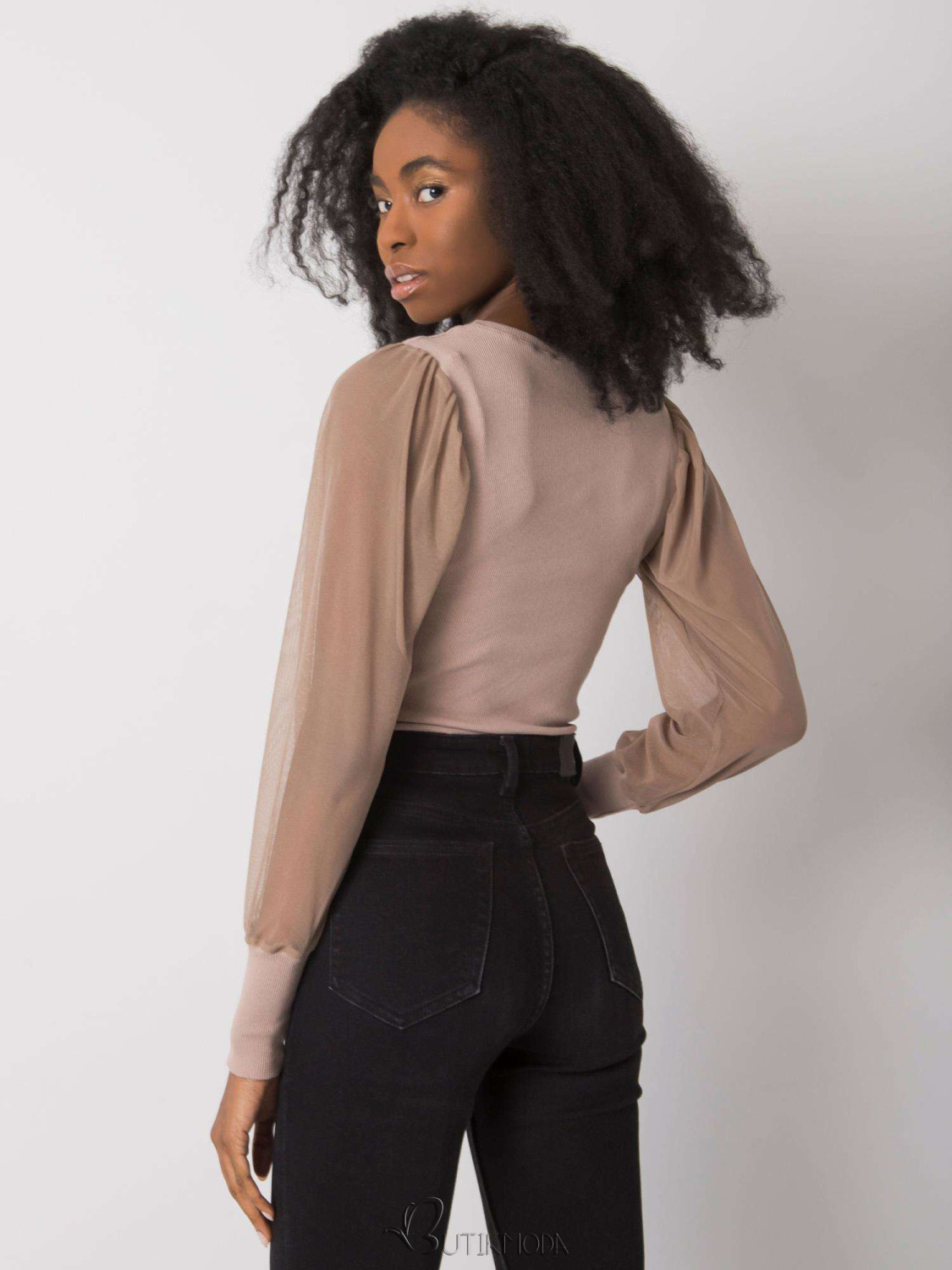 Women's Blouse in Beige