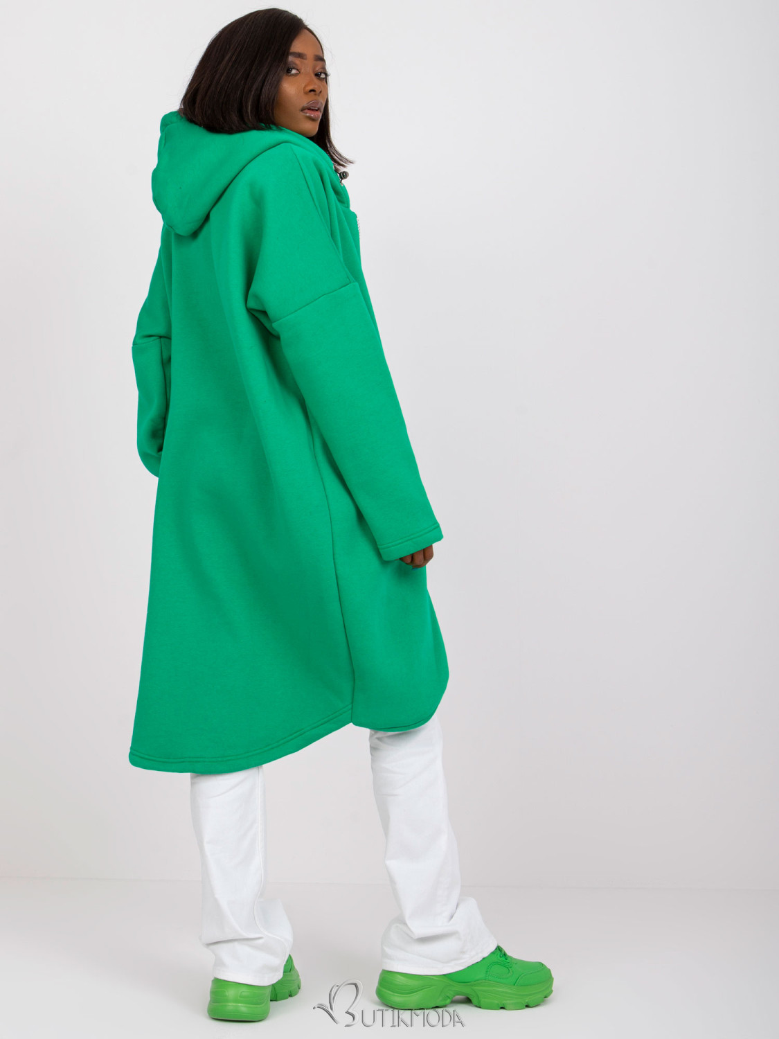 Green Hooded Sweatshirt