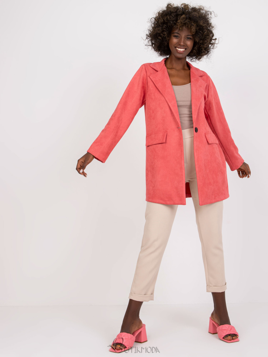 Pink Women's Blazer