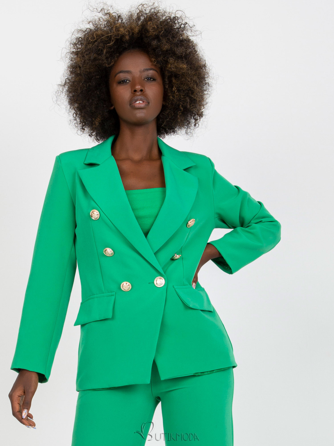 Elegant Green Blazer