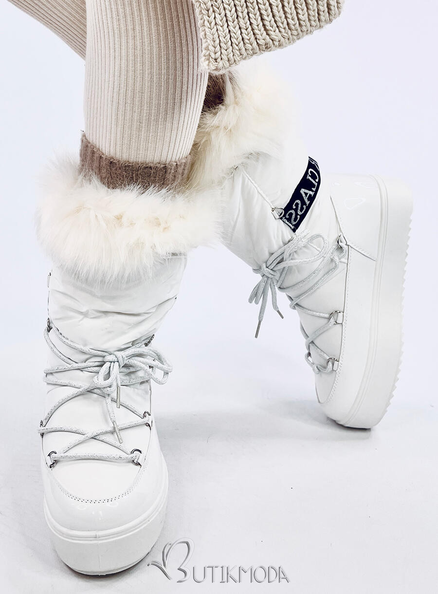 White snow boots CLASSIC