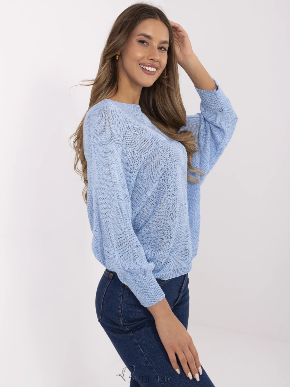 Elegant Light Blue Sweater