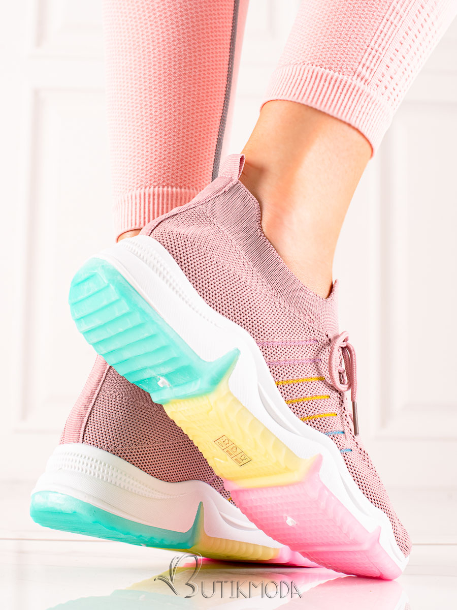 Sporty Sneakers on Colorful Platform by Shelovet