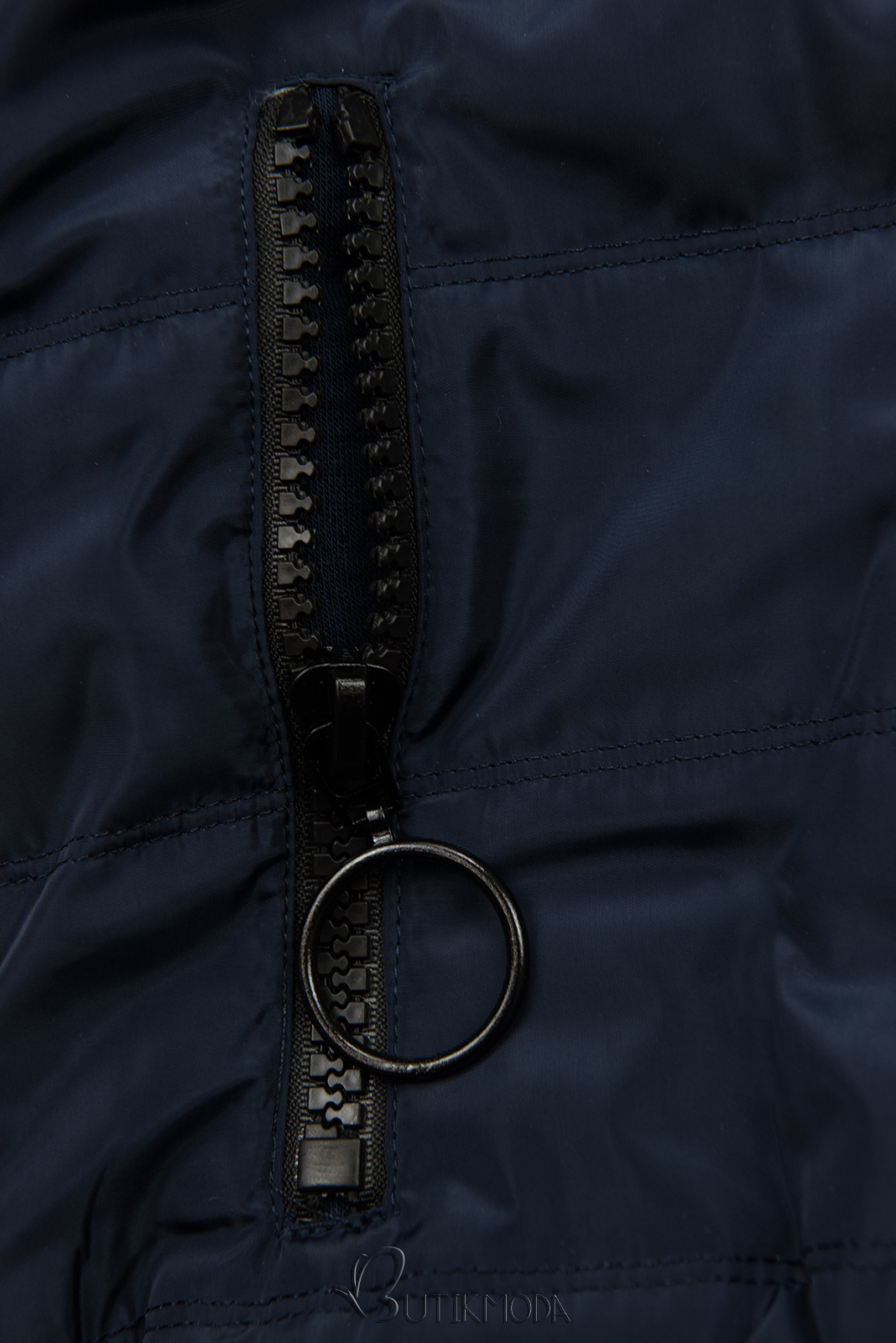 Dark blue LHD tracksuit with combined materials