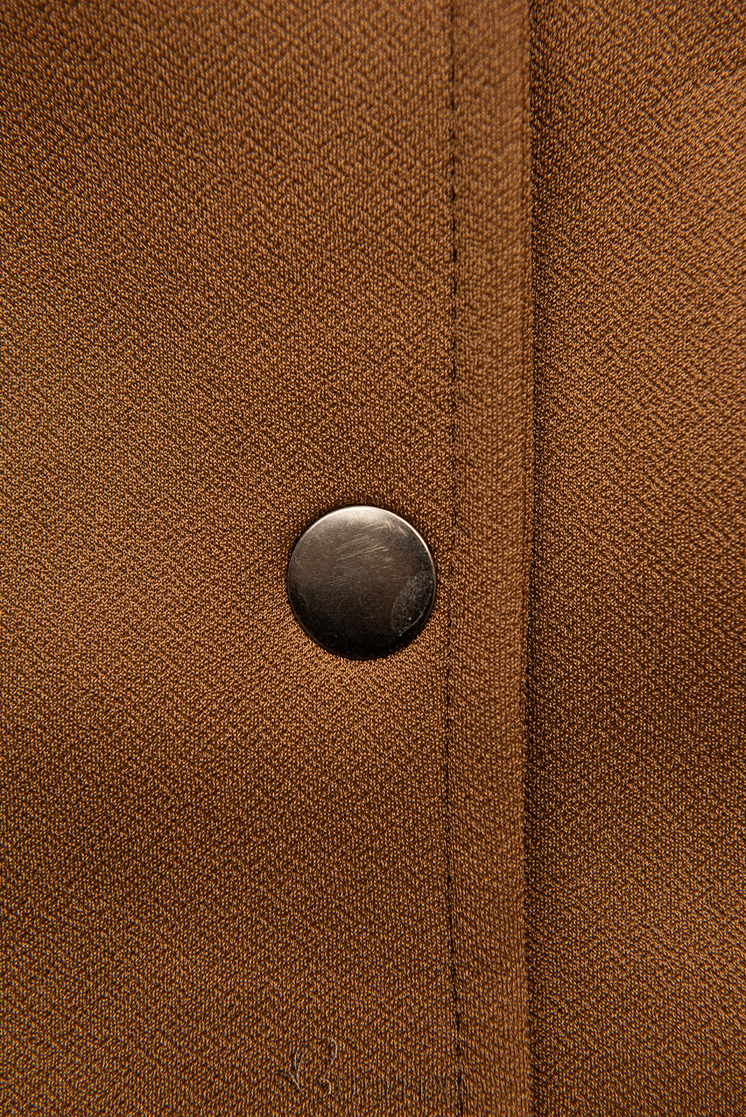 Cinnamon brown button up tunic