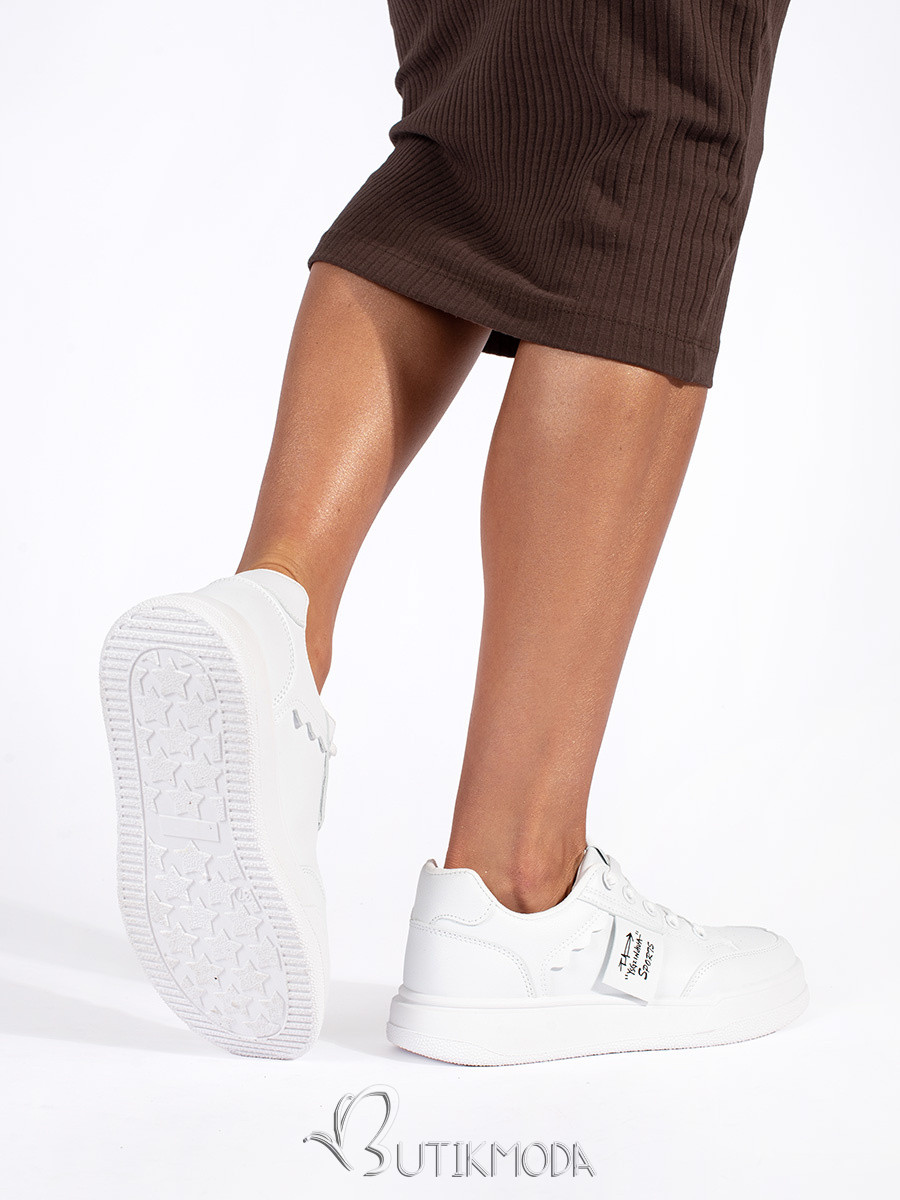 White Platform Sneakers