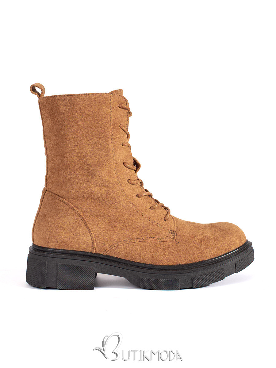 Light Brown Insulated Ankle Boots