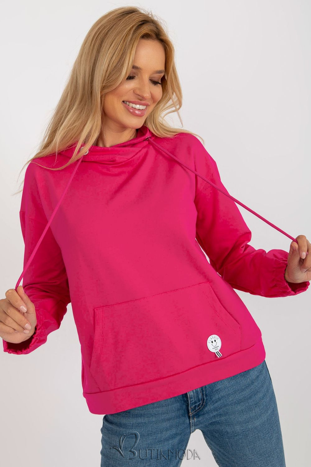 Pink Hoodie with Pocket