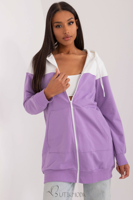 Women's Hooded Sweatshirt in Light Violet