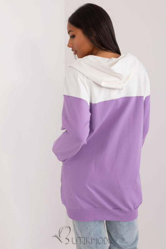 Women's Hooded Sweatshirt in Light Violet