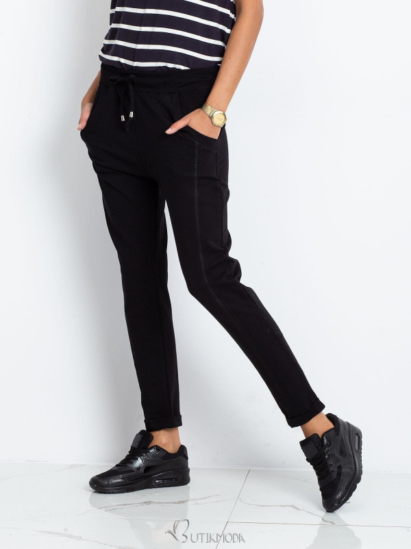 Stylish Black Sweatpants