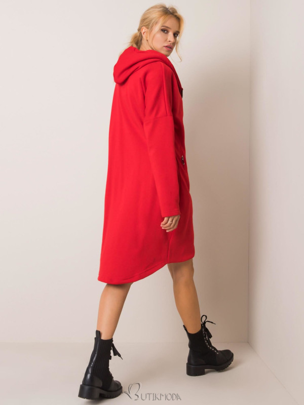 Long Red Hoodie RUE PARIS