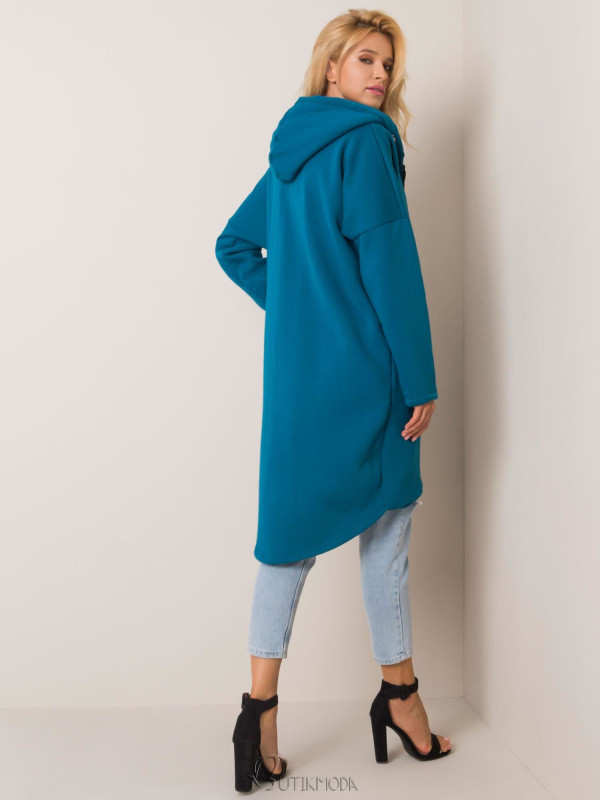 Long Blue Hoodie RUE PARIS