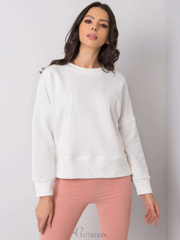 Ecru Women's Cotton Sweatshirt