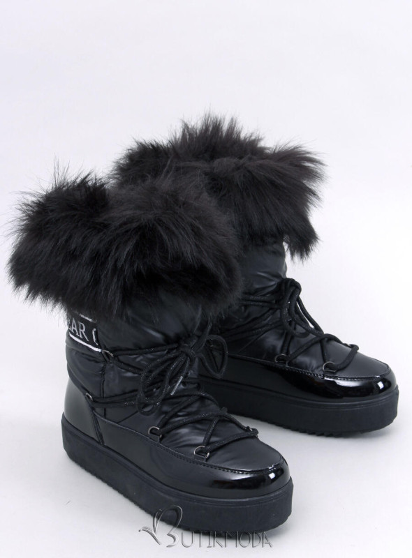 Black snow boots CLASSIC
