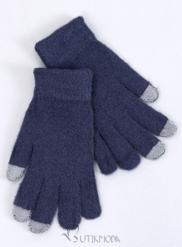 Women's basic gloves dark blue
