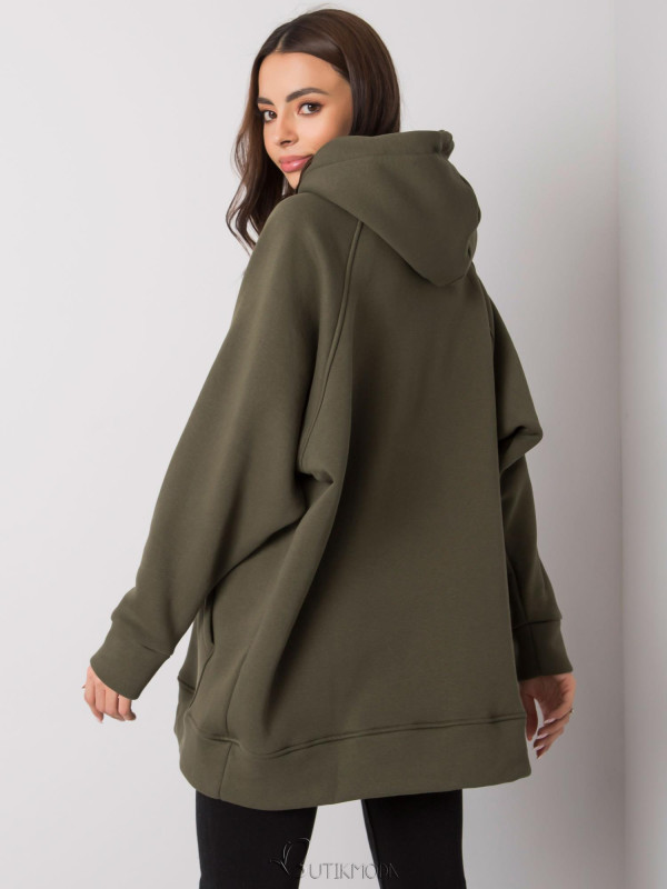 Women's Hooded Sweatshirt in Khaki