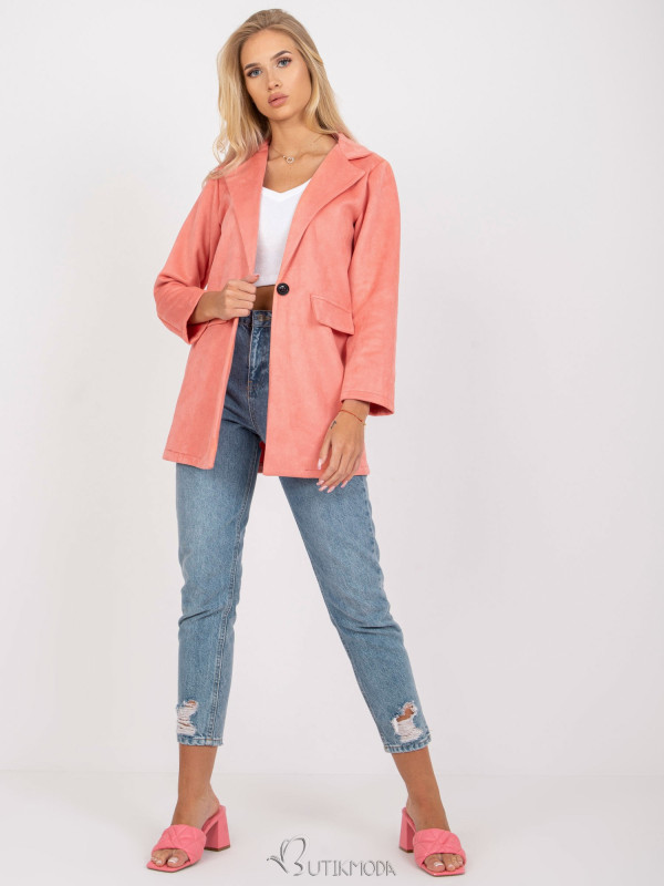 Stylish Women's Blazer in Peach Color