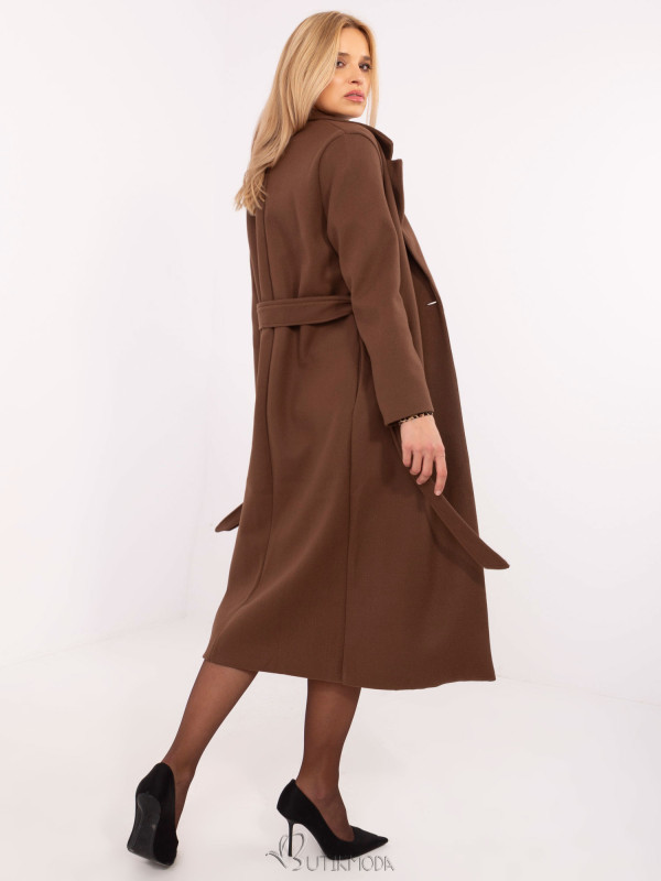 Elegant Transitional Coat in Brown