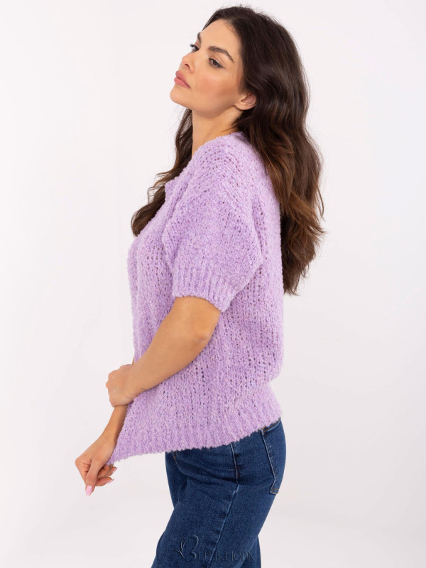 Stylish Sweater in Light Purple