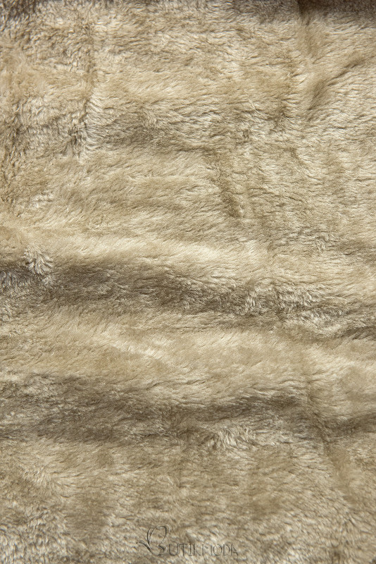Caramel brow/beige winter padded jacket