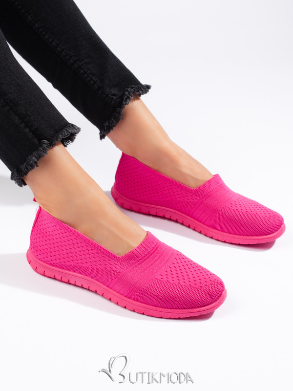 Pink Sport Slip-On Sneakers