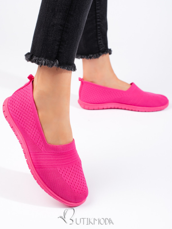 Pink Sport Slip-On Sneakers