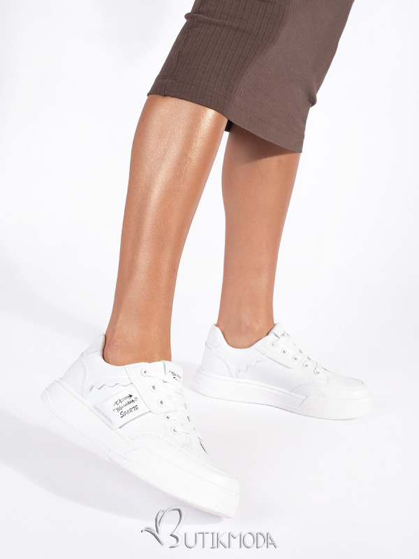 White Platform Sneakers