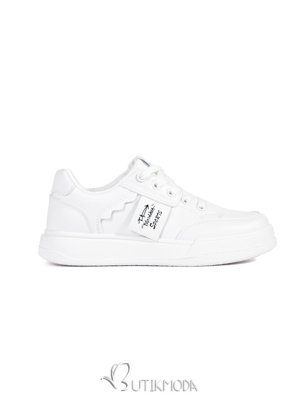 White Platform Sneakers