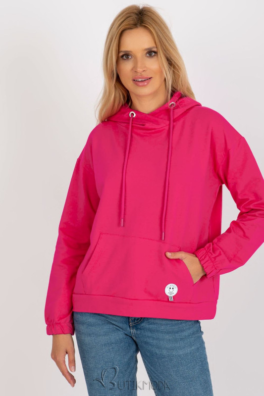 Pink Hoodie with Pocket