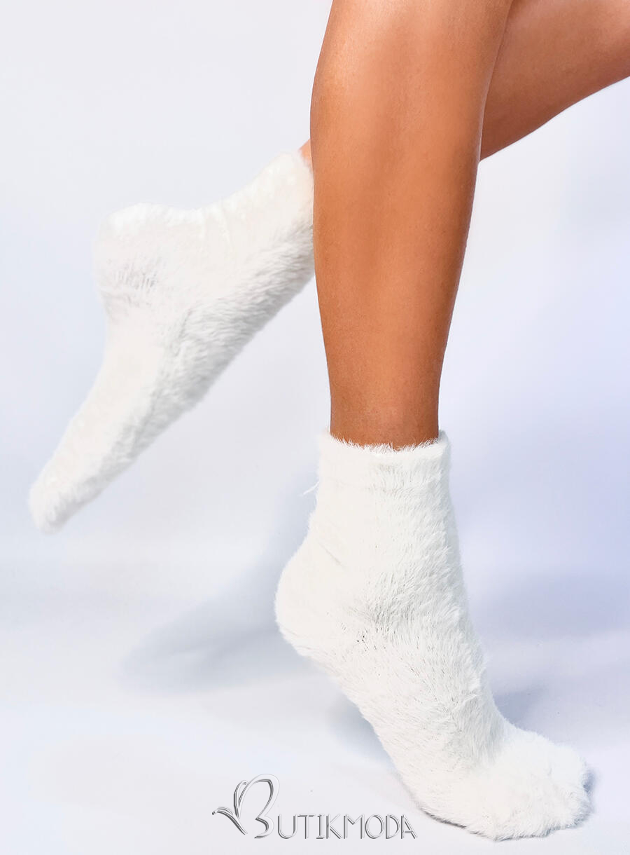 Ecru warm socks for winter