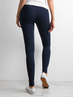 Navy Basic Leggings