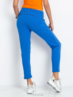 Sporty Jogging Pants in Dark Blue