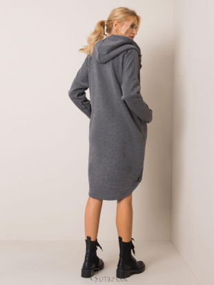 Long Gray Hoodie RUE PARIS